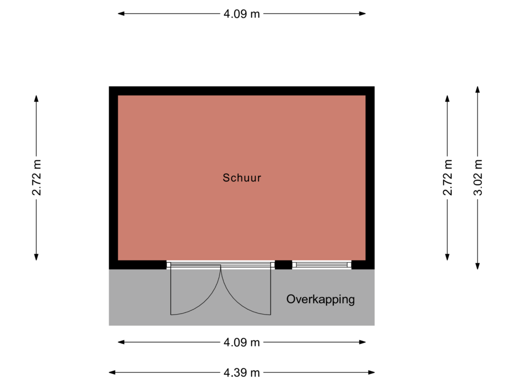 Bekijk plattegrond van Schuur 1 van De Stender 40