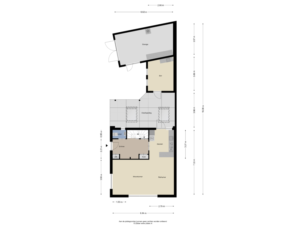 Bekijk plattegrond van Begane grond van Malandstraat 24