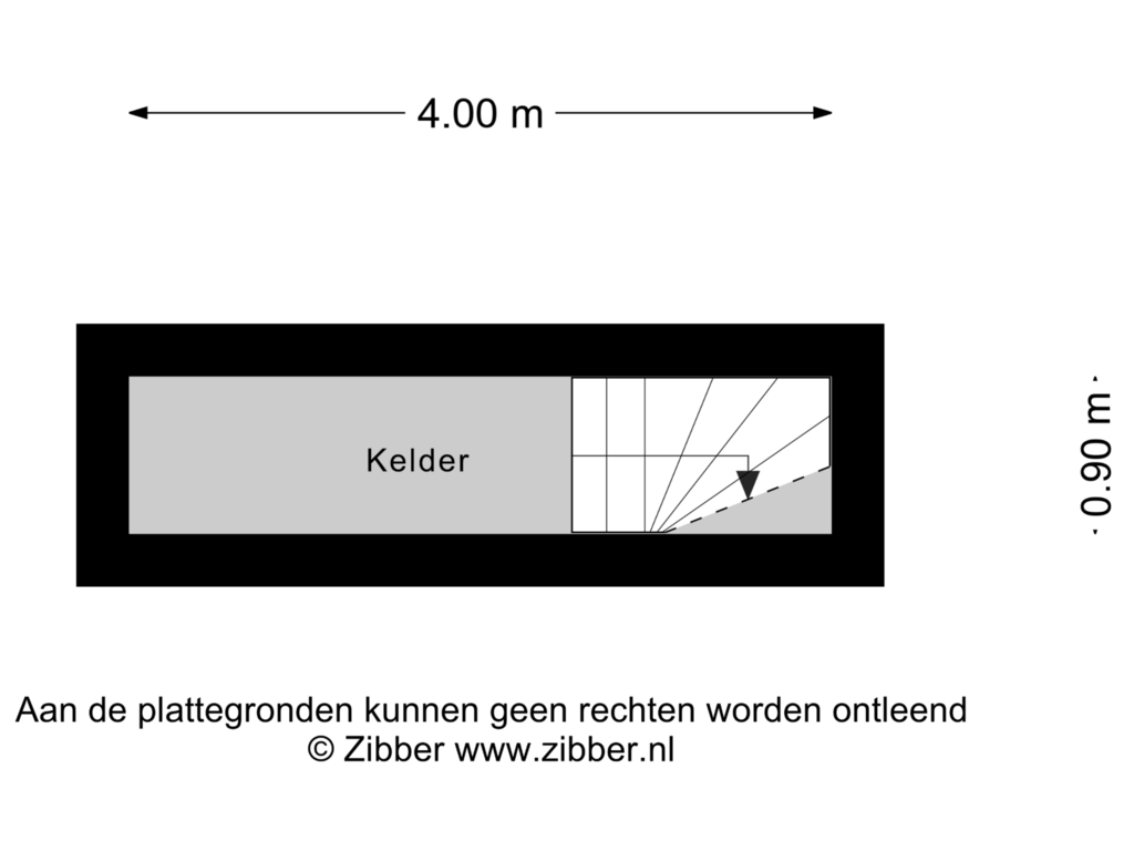 Bekijk plattegrond van Kelder van Malandstraat 24