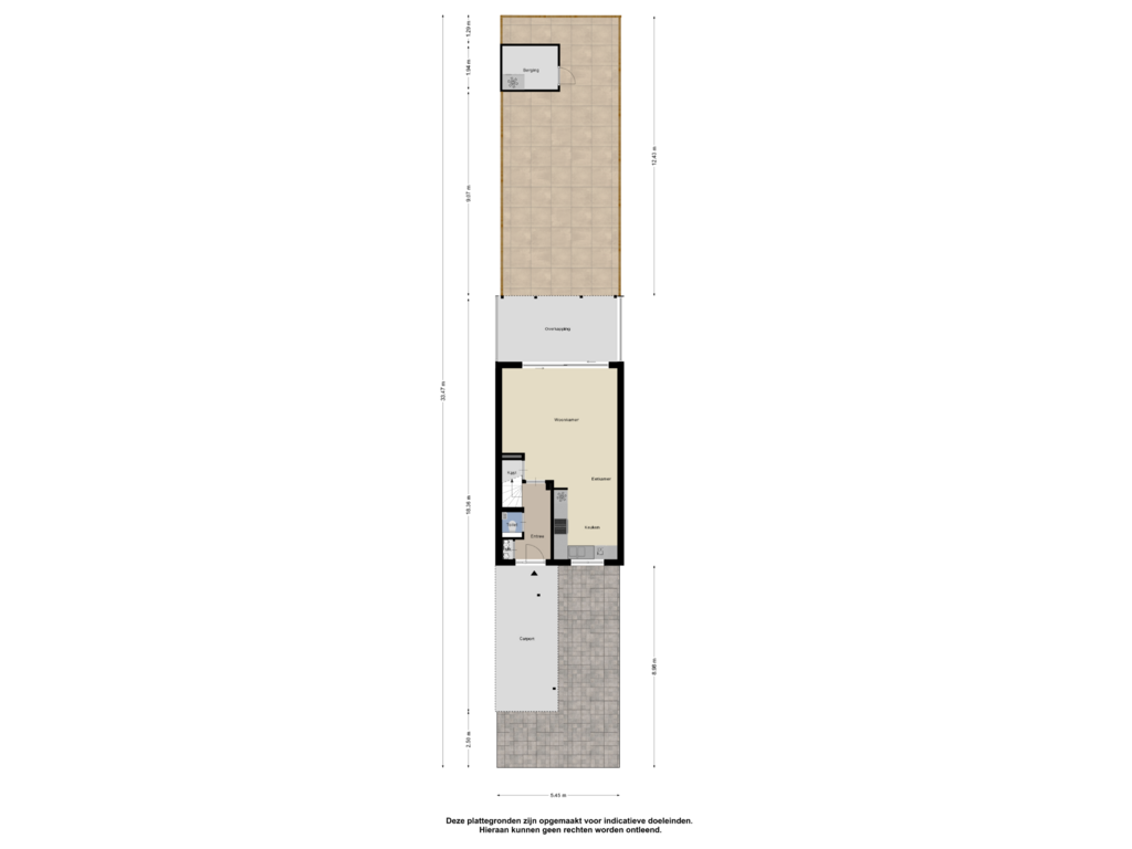 View floorplan of Begane Grond_Tuin of Spinnekopmolenstraat 56