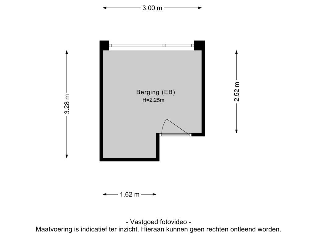 Bekijk plattegrond van Berging van Turkooisstraat 31