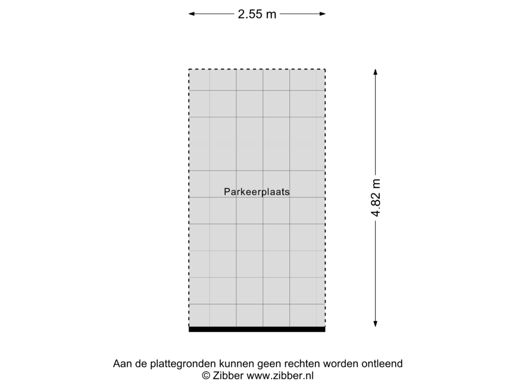 View floorplan of Parkeerplaats of Plantsoen Welgelegen 19