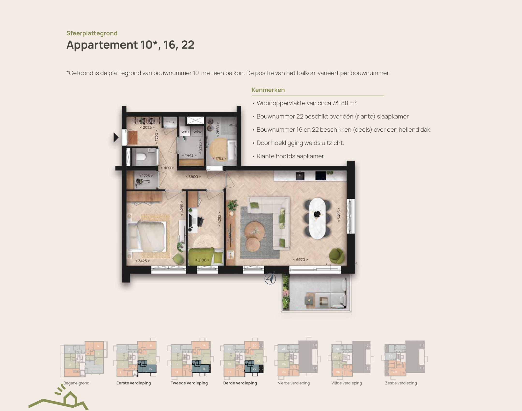 Foto 12 van Het Baken van Meerstad (Bouwnr. 7)