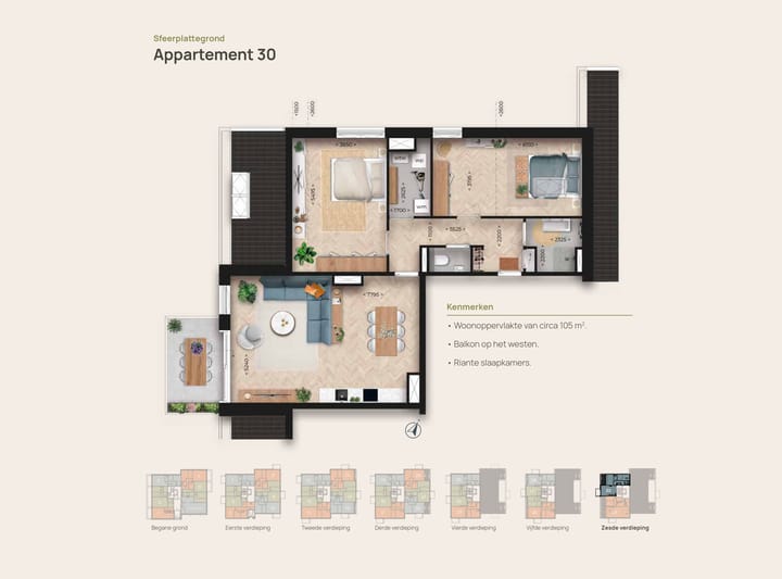 Foto 13 van Het Baken van Meerstad (Bouwnr. 22)