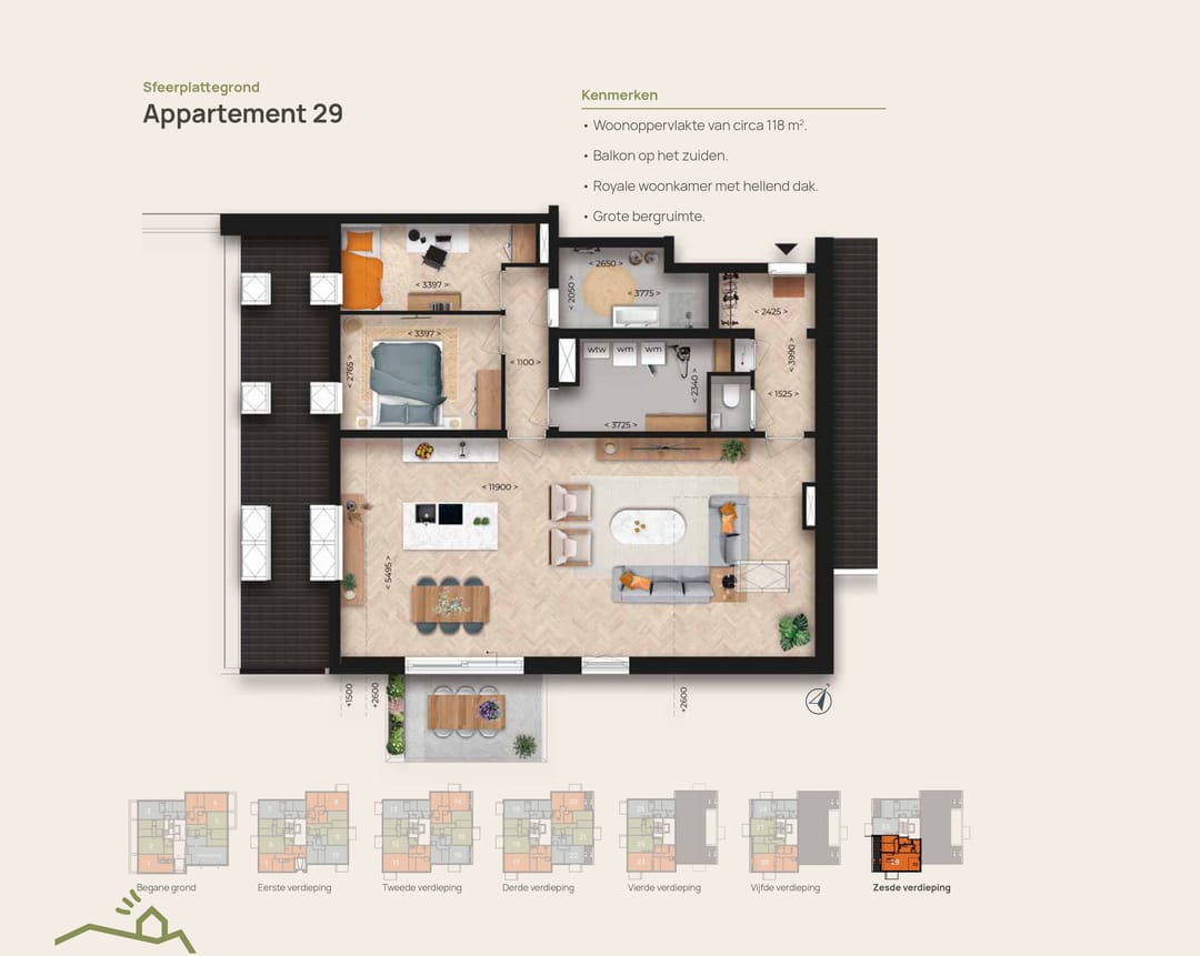 Foto 13 van Het Baken van Meerstad (Bouwnr. 29)