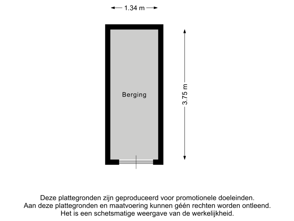 Bekijk plattegrond van Berging van Parklaan 221