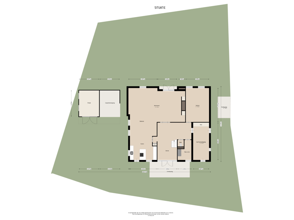 Bekijk plattegrond van Situatie van Brouwersstraat 38