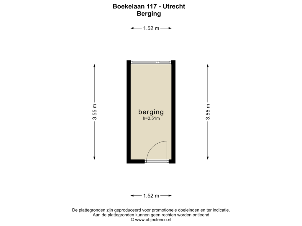 Bekijk plattegrond van Berging van Boekelaan 117