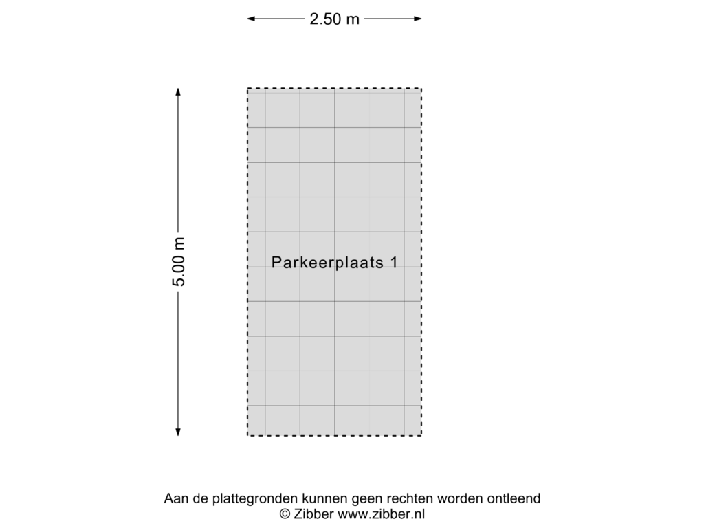 View floorplan of Parkeerplaats of Hoofdstraat 86