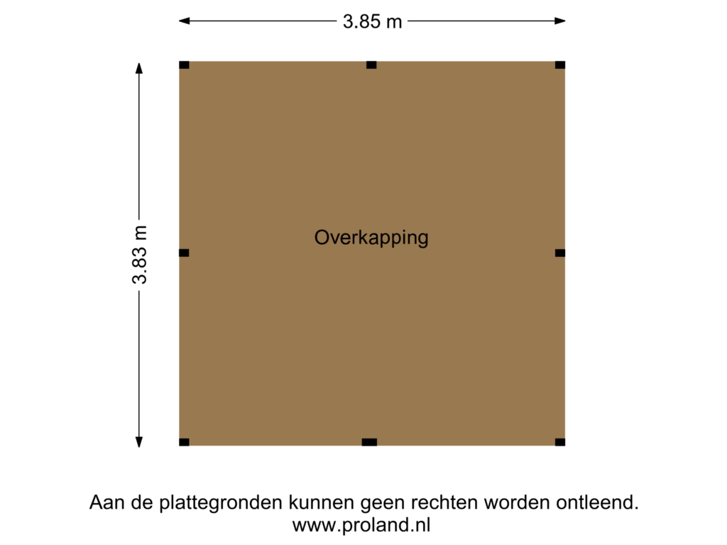 Bekijk plattegrond van Overkapping van Meerstraat 195