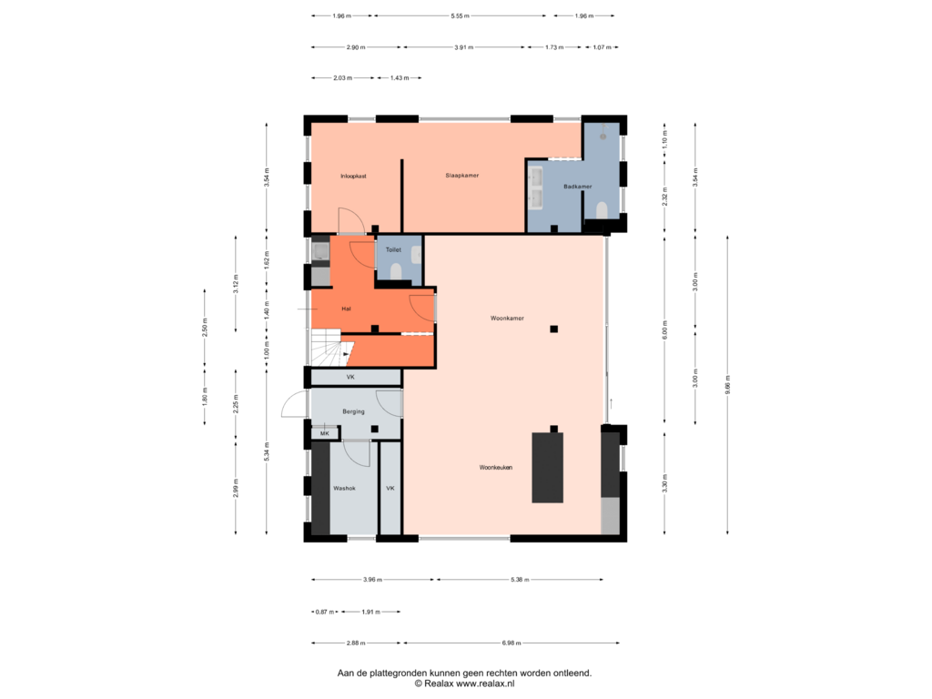 Bekijk plattegrond van Begane grond van Markveldseweg 18-A