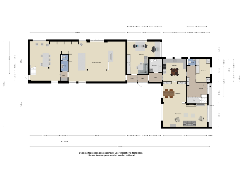 Bekijk plattegrond van Begane Grond van Elzenstraat 58