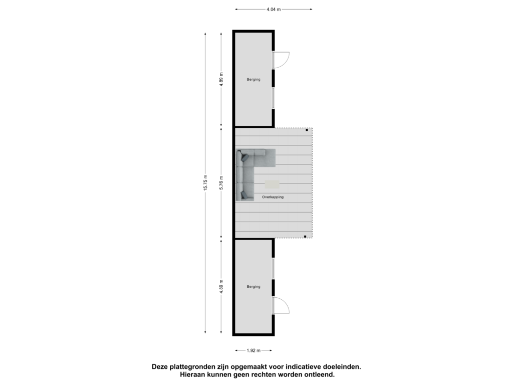 Bekijk plattegrond van Berging van Elzenstraat 58