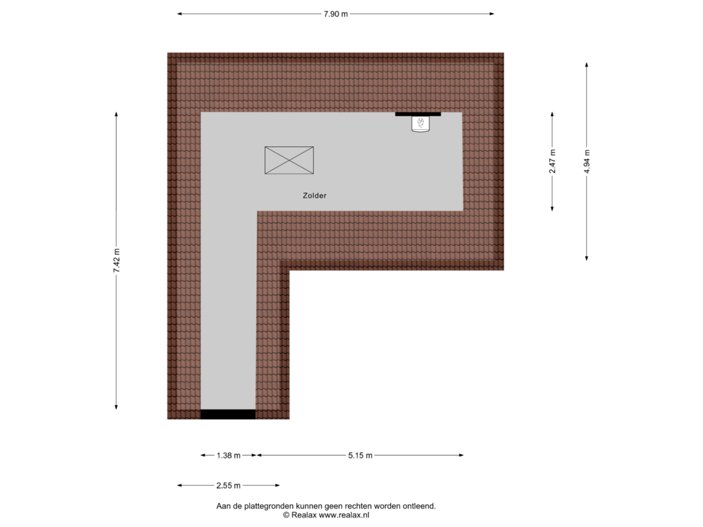 Bekijk plattegrond van Verdieping 2 van Grooterkamp 3