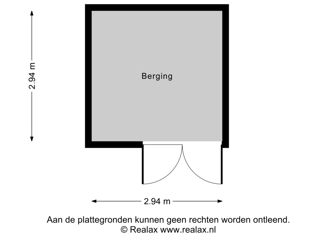 Bekijk plattegrond van Berging van Grooterkamp 3