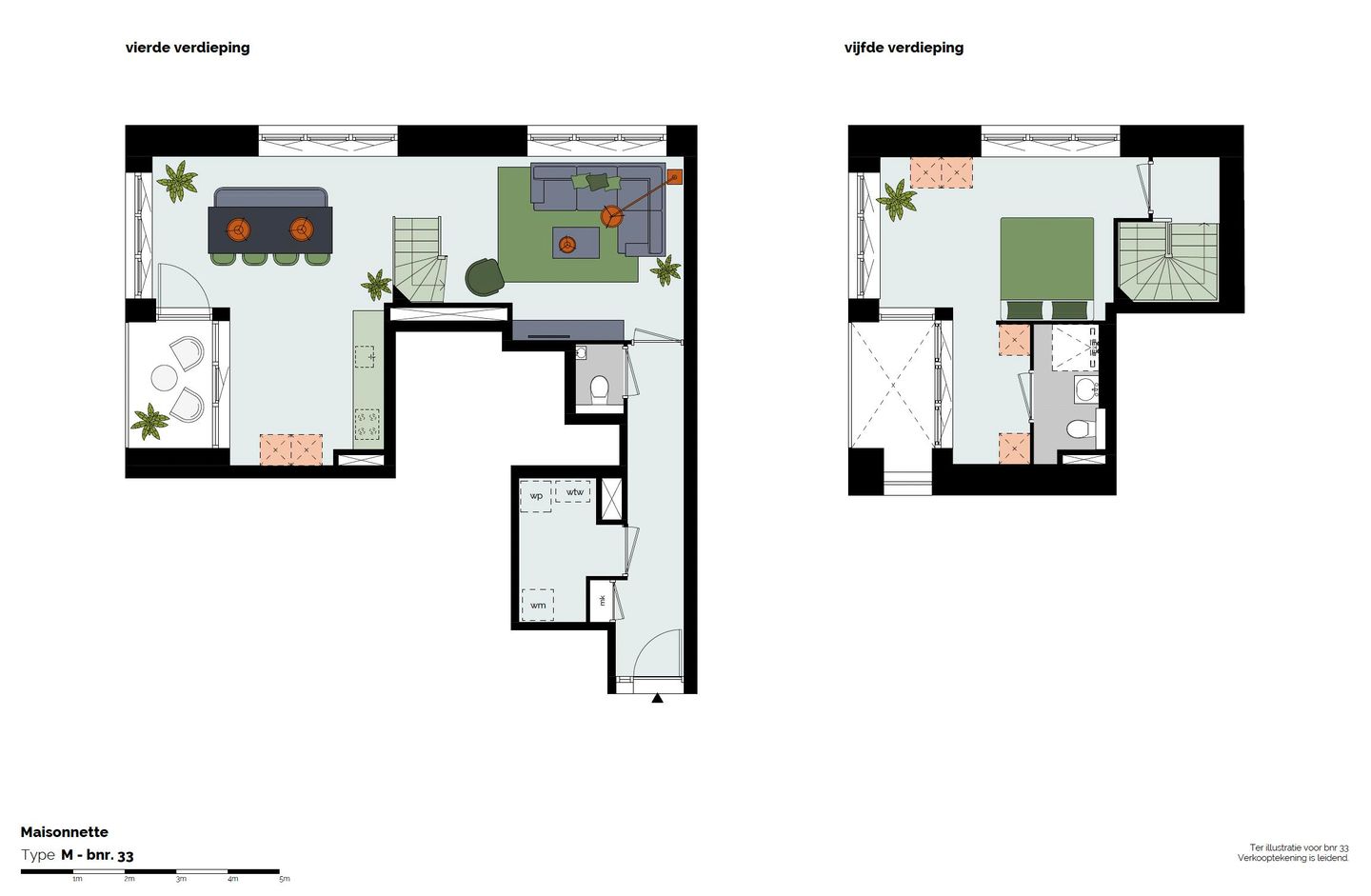 Foto 5 van Maisonnette (Bouwnr. 33)