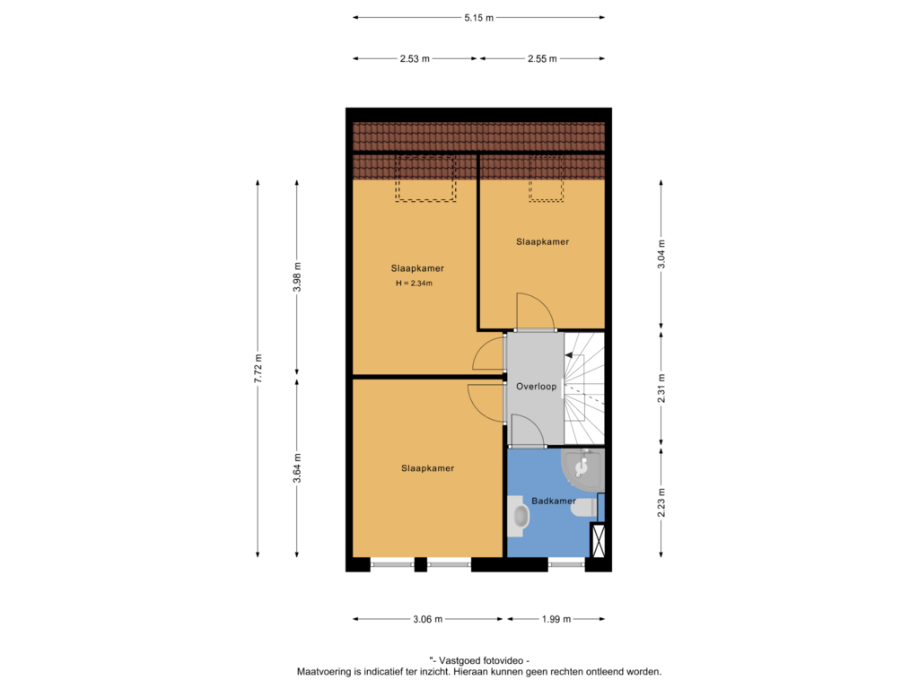 Bekijk plattegrond van 1e verdieping van De Gasperisingel 33