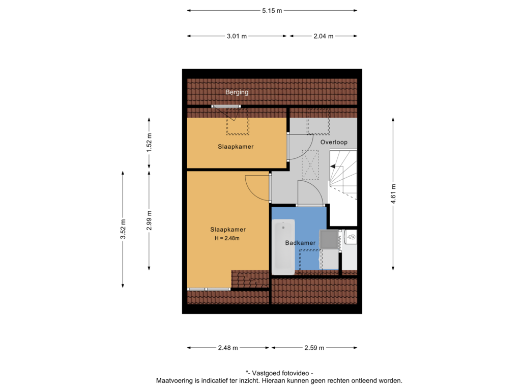 Bekijk plattegrond van 2e verdieping van De Gasperisingel 33