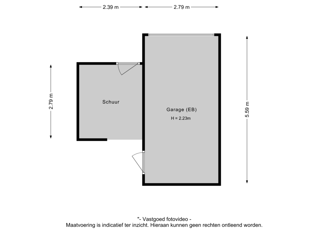 Bekijk plattegrond van Garage van De Gasperisingel 33