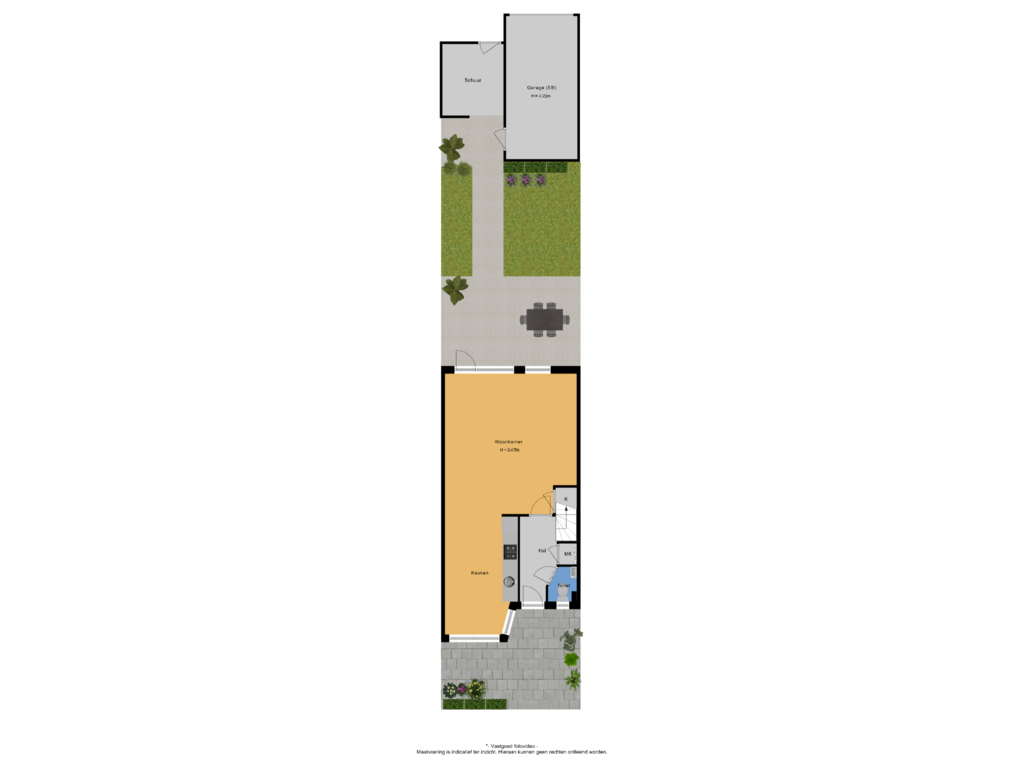 Bekijk plattegrond van Tuin van De Gasperisingel 33