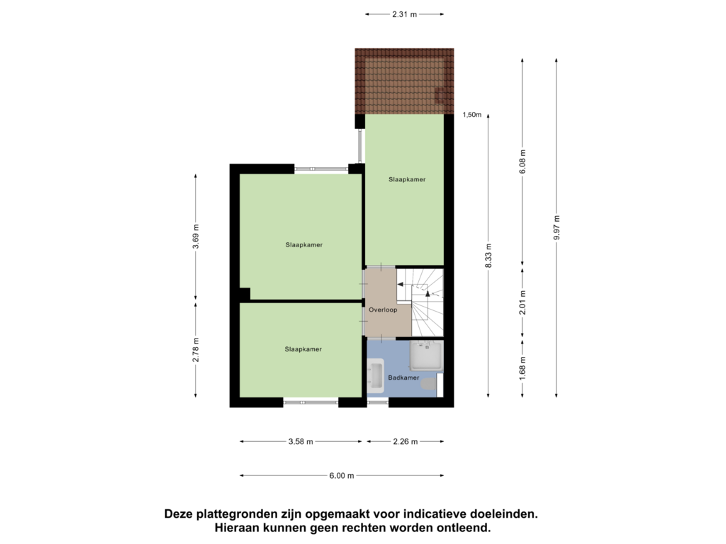 Bekijk plattegrond van Eerste Verdieping van De Kastanje 10