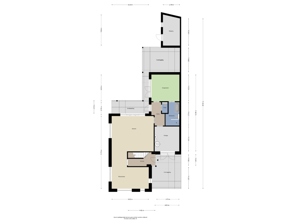 Bekijk plattegrond van Begane grond van Dries 12