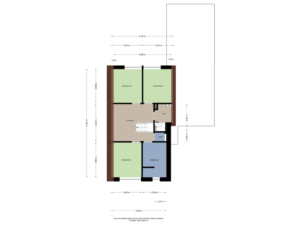 Bekijk plattegrond van Eerste verdieping van Dries 12