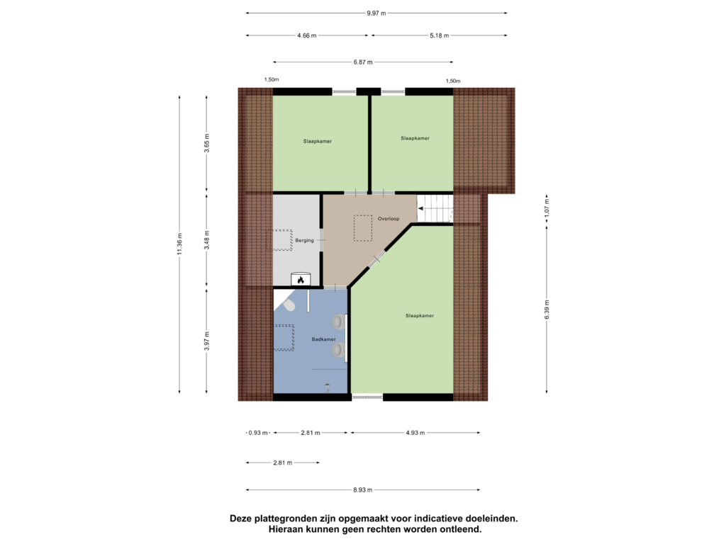 View floorplan of Eerste Verdieping of Johan Bastingstraat 1