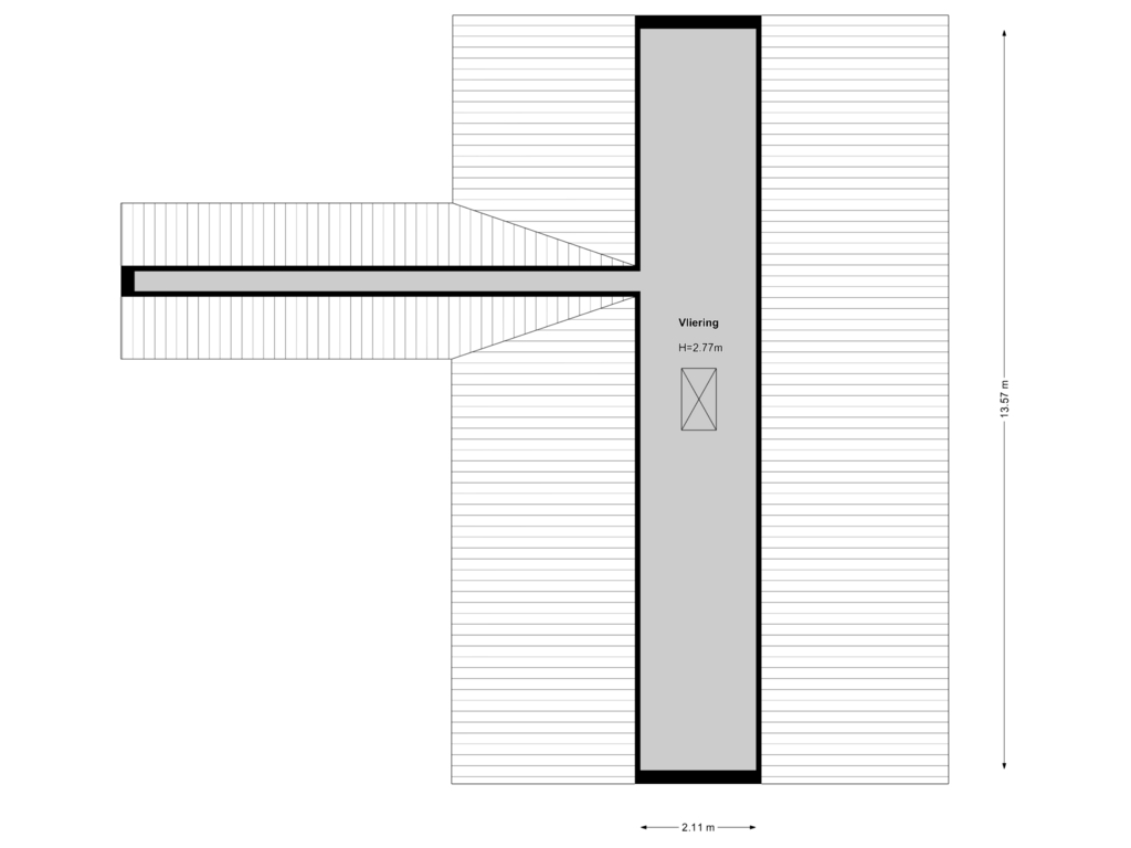 Bekijk plattegrond van Vliering van Rietwijkeroordweg 14