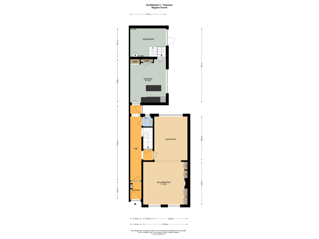 Bekijk plattegrond van Begane Grond van Hoofdstraat 3