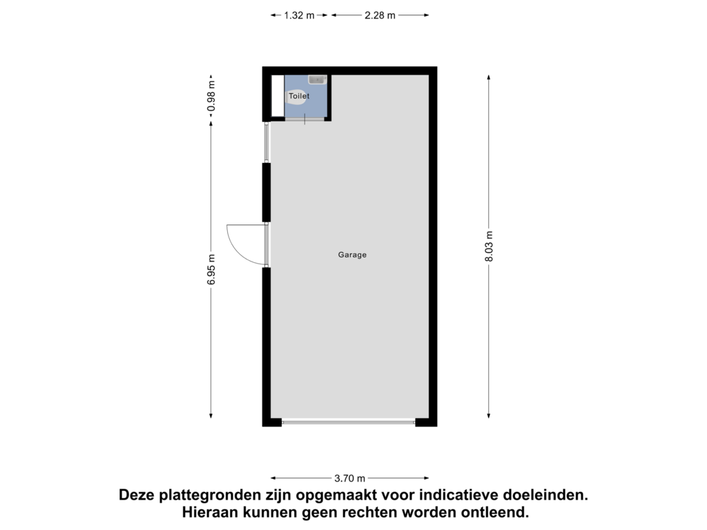 Bekijk plattegrond van Garage van Parlevlietstraat 23