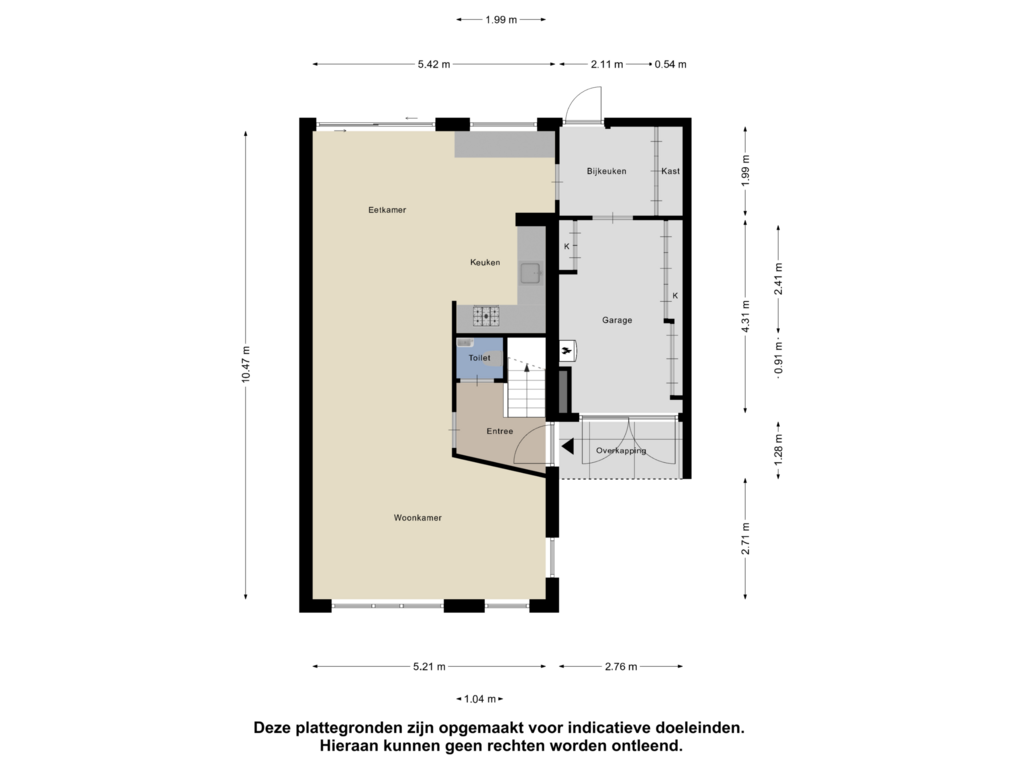 Bekijk plattegrond van Begane Grond van Fret 14