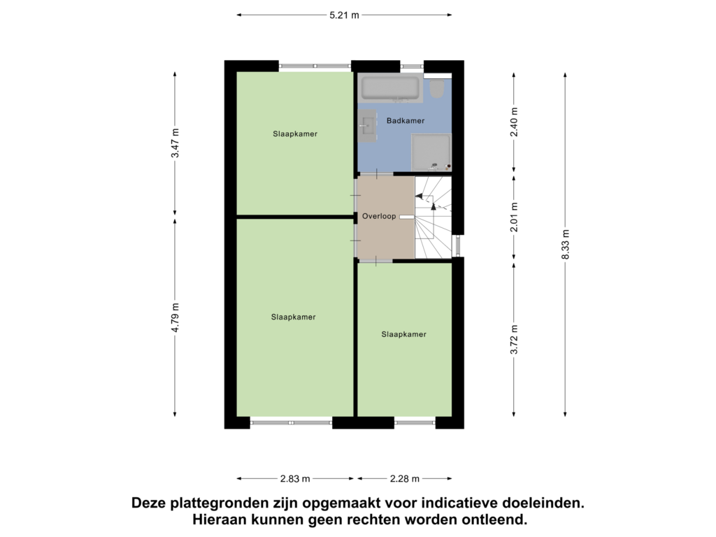 Bekijk plattegrond van Eerste Verdieping van Fret 14