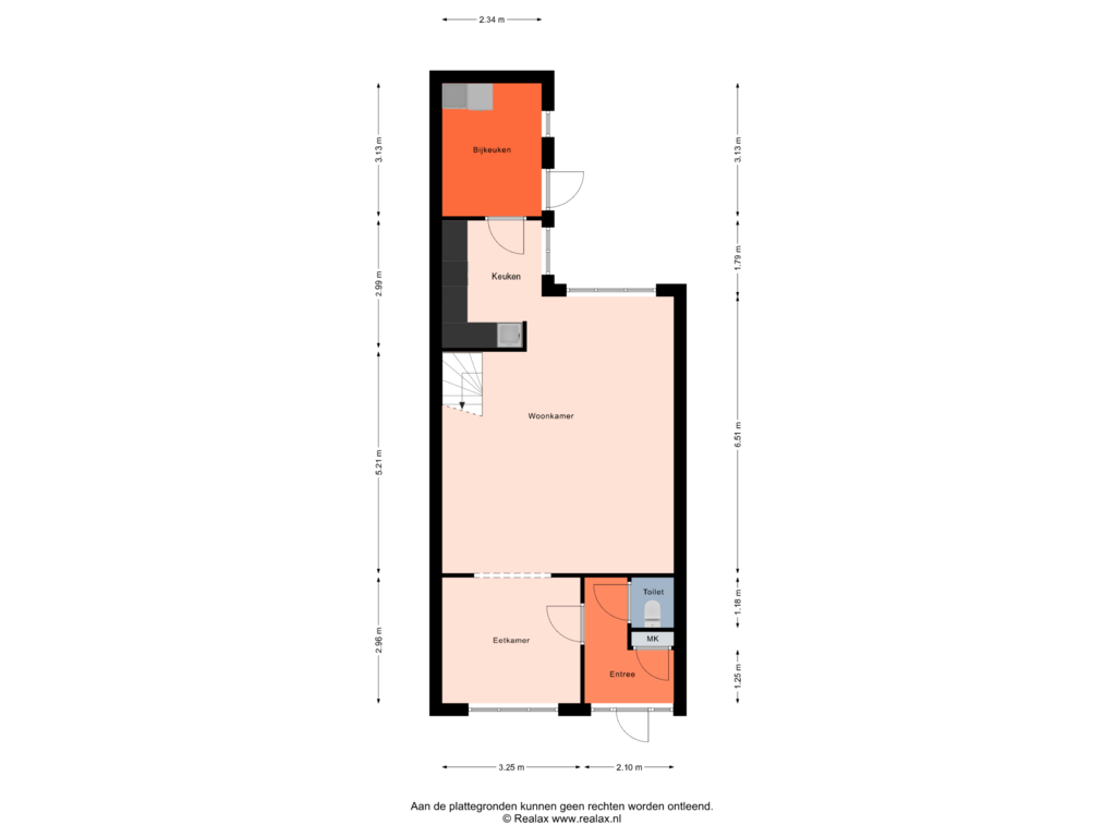 Bekijk plattegrond van Begane grond van Diekmaat 24