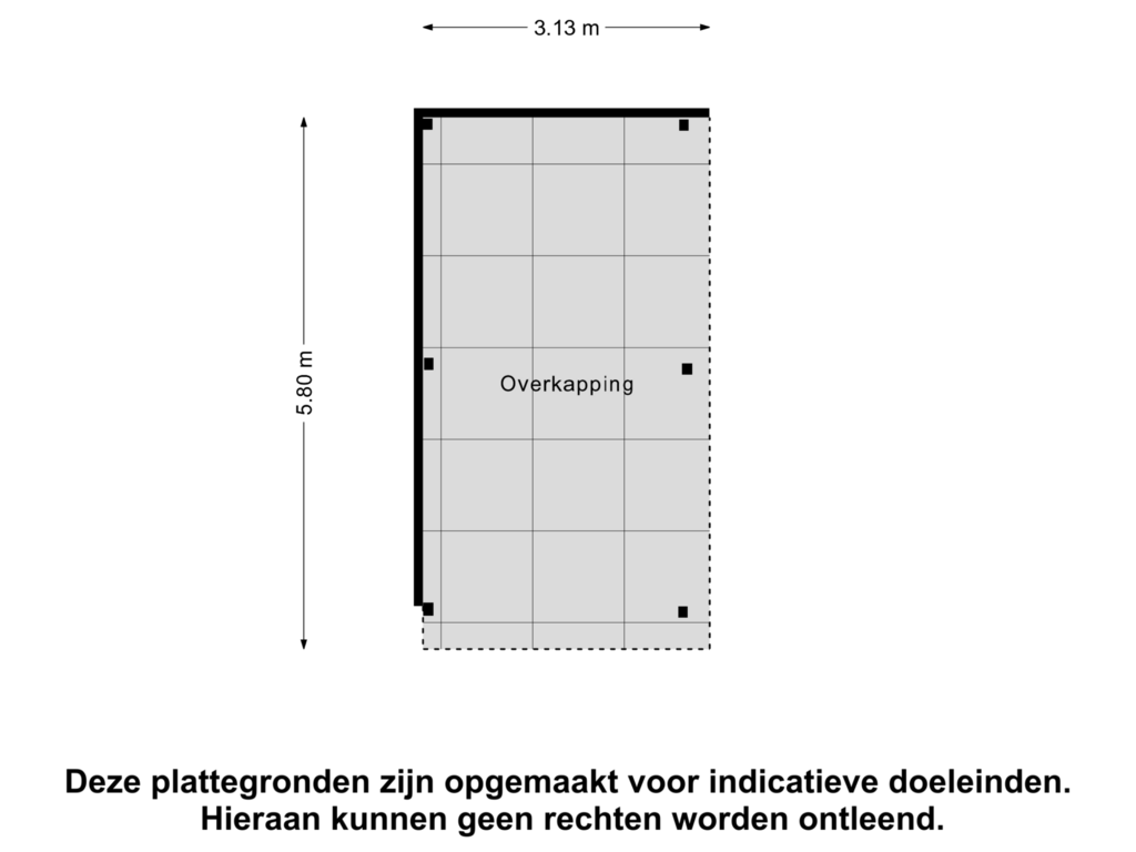 Bekijk plattegrond van Overkapping van Steigerdijk 11-82