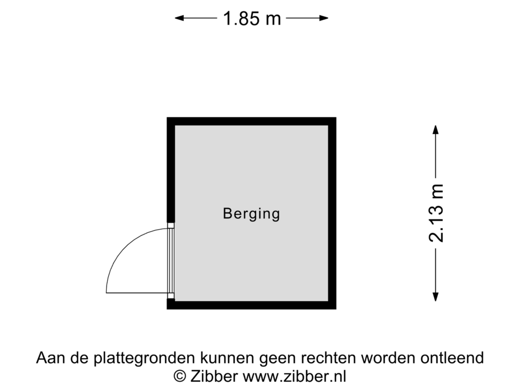 Bekijk plattegrond van Berging van Kruisvaardersstraat 32-14