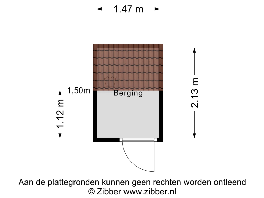 Bekijk plattegrond van Berging van Kruisvaardersstraat 32-14