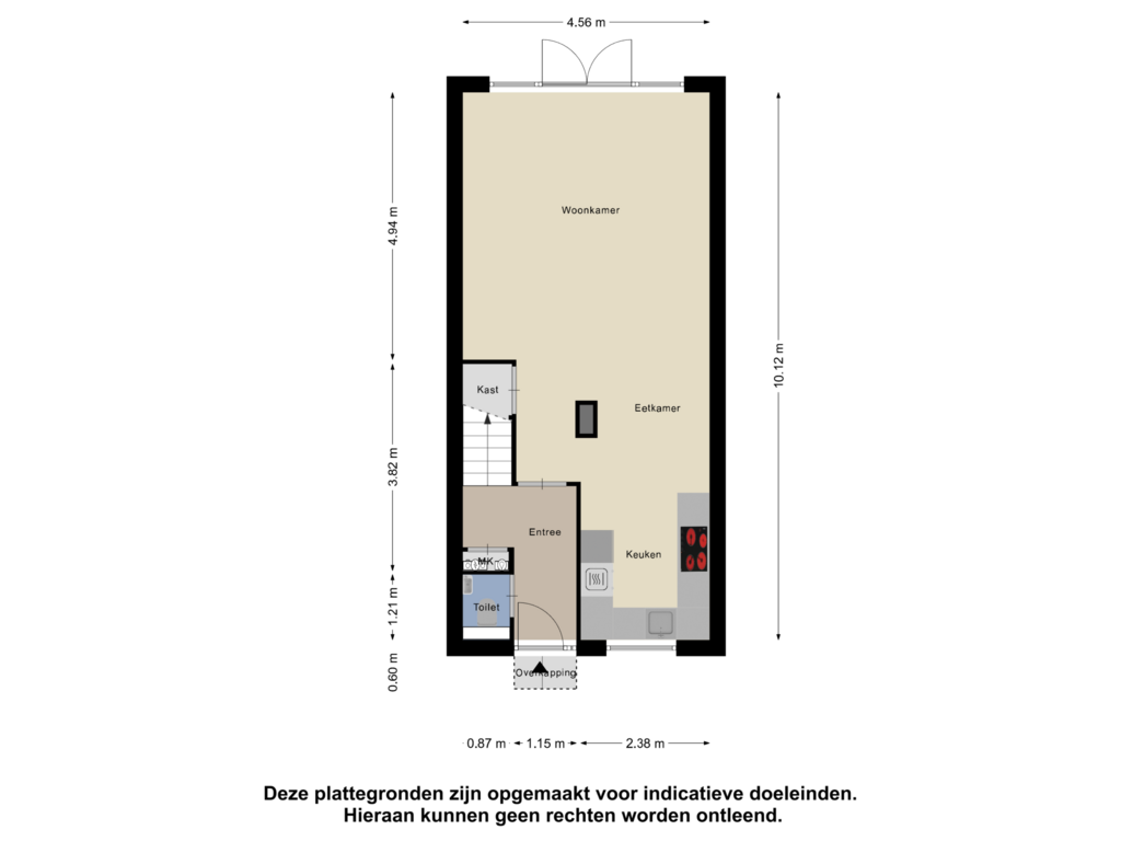 Bekijk plattegrond van Begane Grond van Schrijnwerkerstraat 95