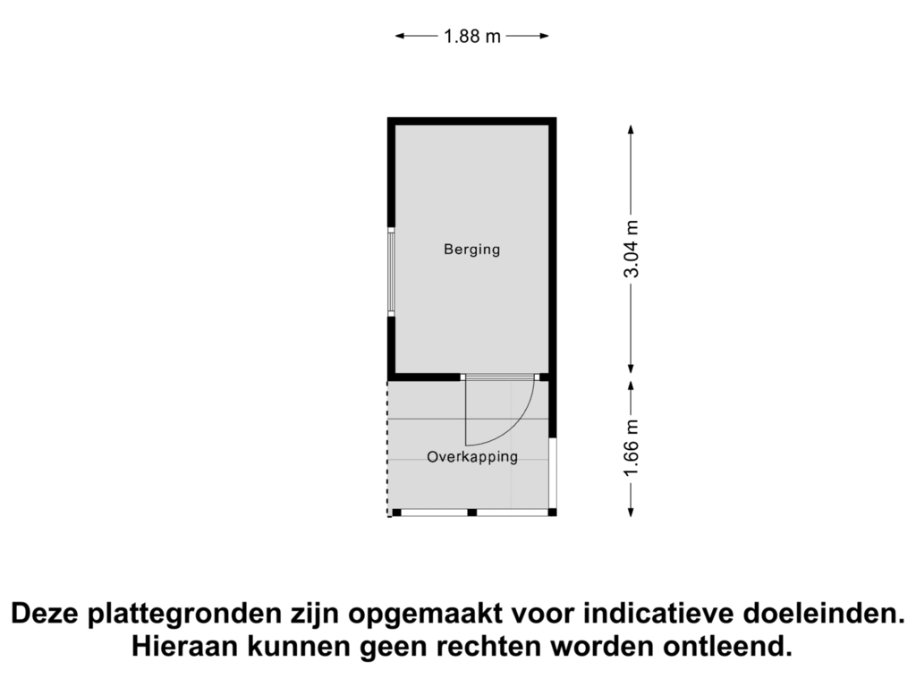 Bekijk plattegrond van Berging van Schrijnwerkerstraat 95