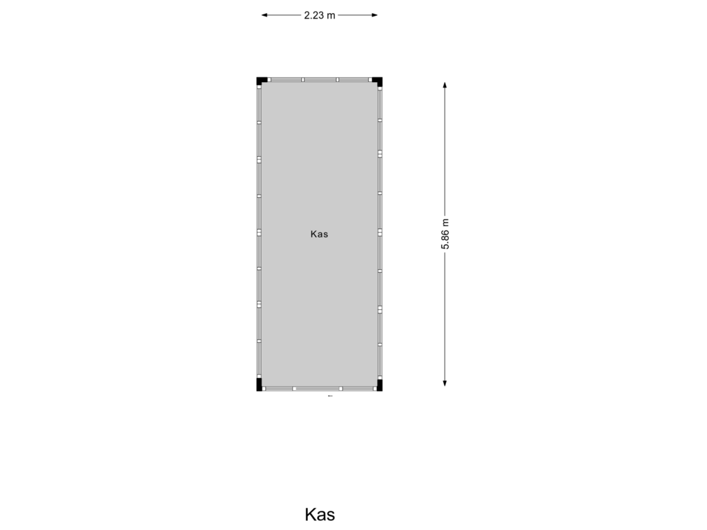 Bekijk plattegrond van Kas van Schouwenburgsestraat 25