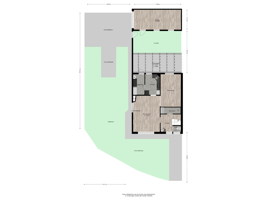 Bekijk plattegrond van Situatie van Jacob Marisstraat 24