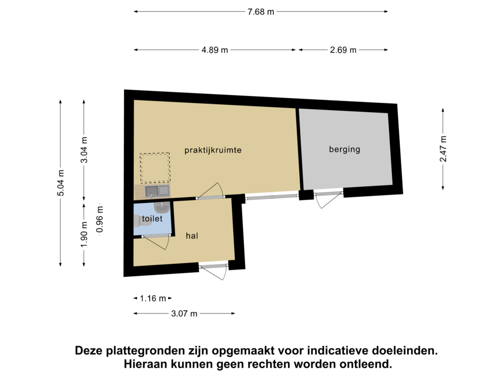 Bekijk plattegrond van bijgebouw van Paaslelie 17