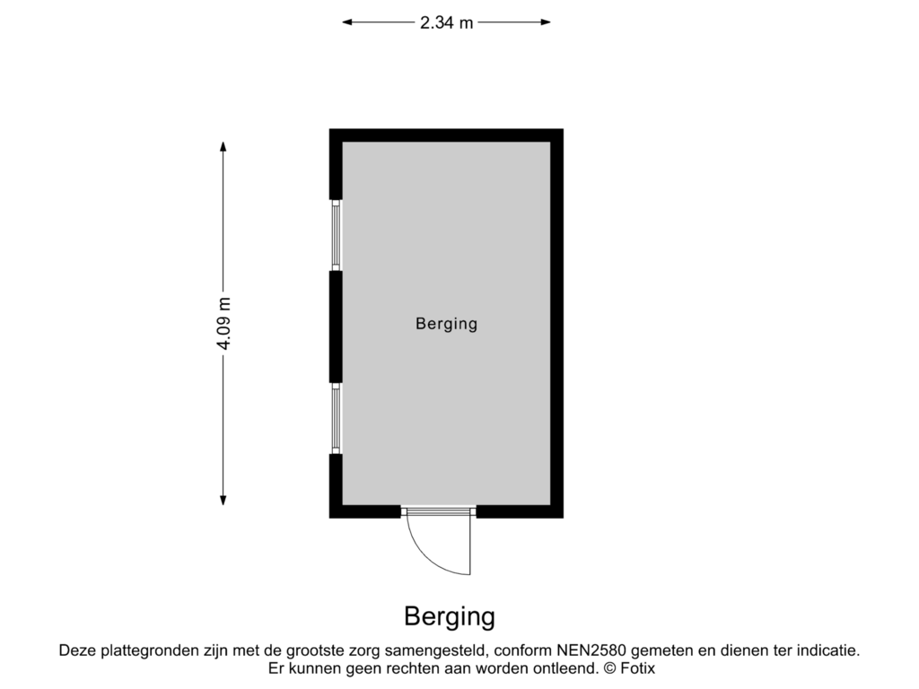 Bekijk plattegrond van Berging van Haldereng 52