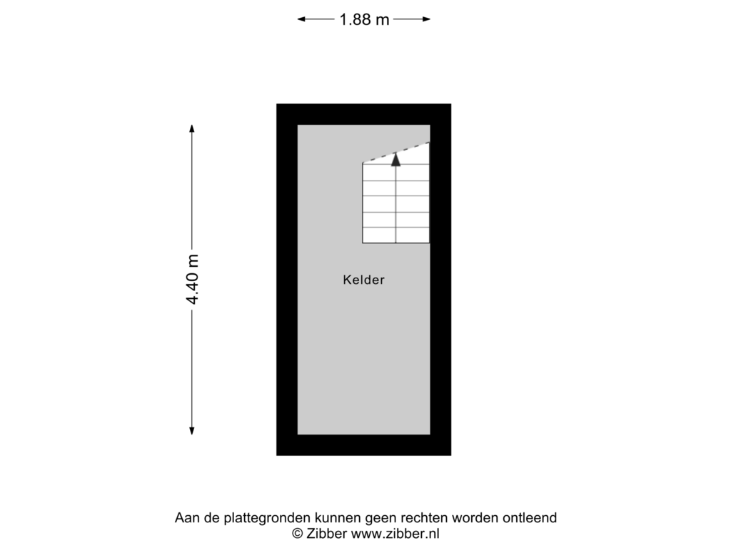 Bekijk plattegrond van Kelder van Schoterschansweg 2