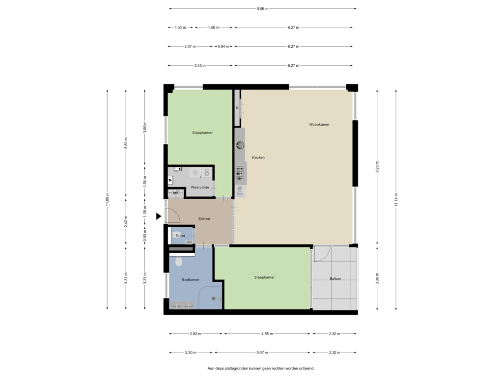 Bekijk plattegrond van Appartement van Conventstraat 34