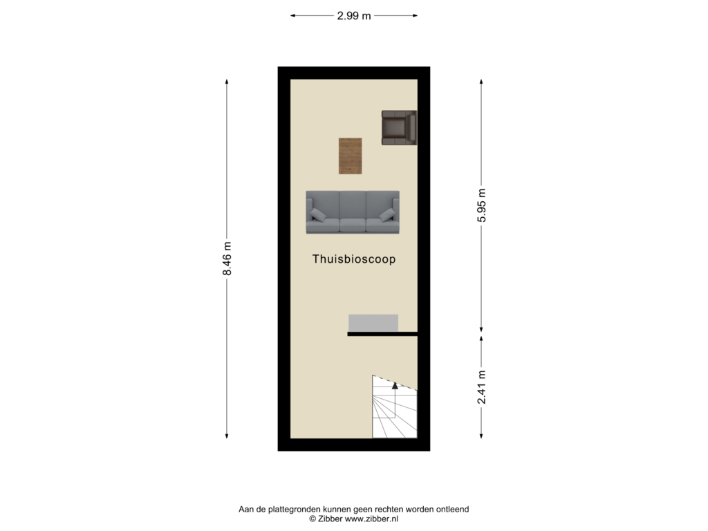 Bekijk plattegrond van Kelder van Achterpoelen 7