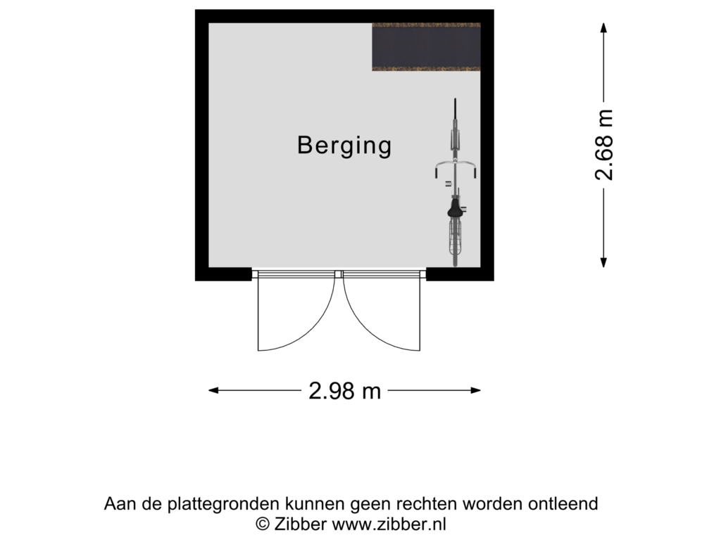 Bekijk plattegrond van Berging van Achterpoelen 7