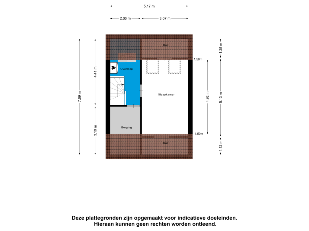 View floorplan of Tweede Verdieping of Schutsboom 7