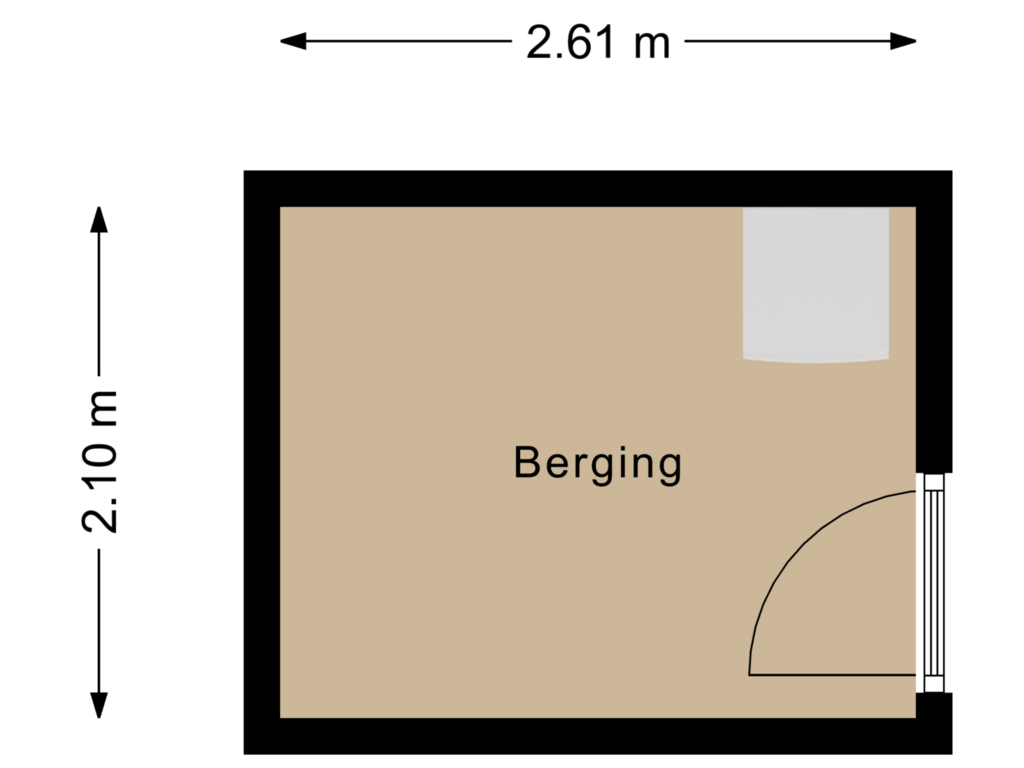 Bekijk plattegrond van Berging van Schutkenstraat 9