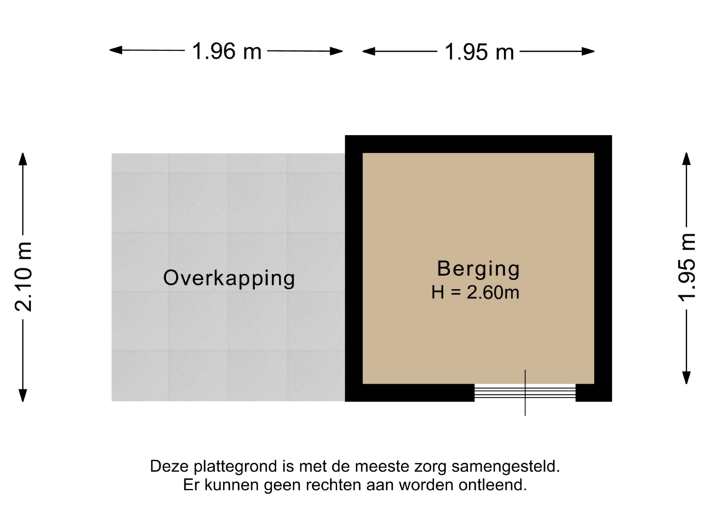 View floorplan of Berging of Beukelaar 3